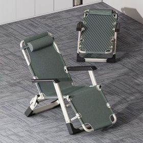 Folding textile waterproof terrace lounge chair, adjustable outdoor adjustable lounge chair with pillows for lawn, beach, pool